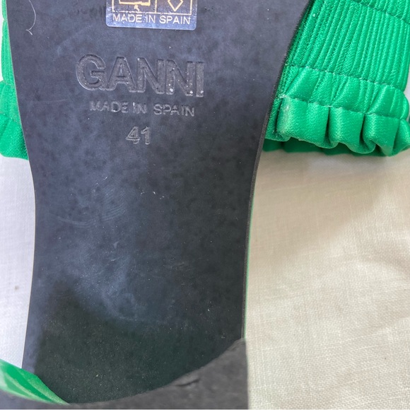 GANNI SMOCK KITTEN MULES - Picture 5 of 10